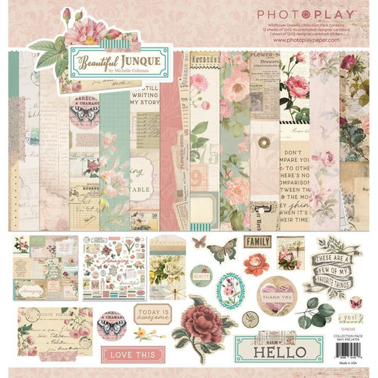 PhotoPlay Beautiful Junque 12 x 12 Collection Pack bej4705