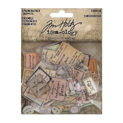 Tim Holtz Idea-Ology Curator Snippets