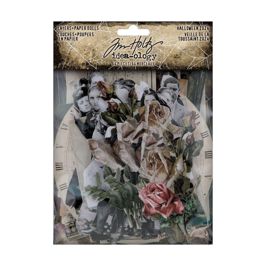 Tim Holtz idea-ology 2024 Halloween Layers and Paper Dolls th94399