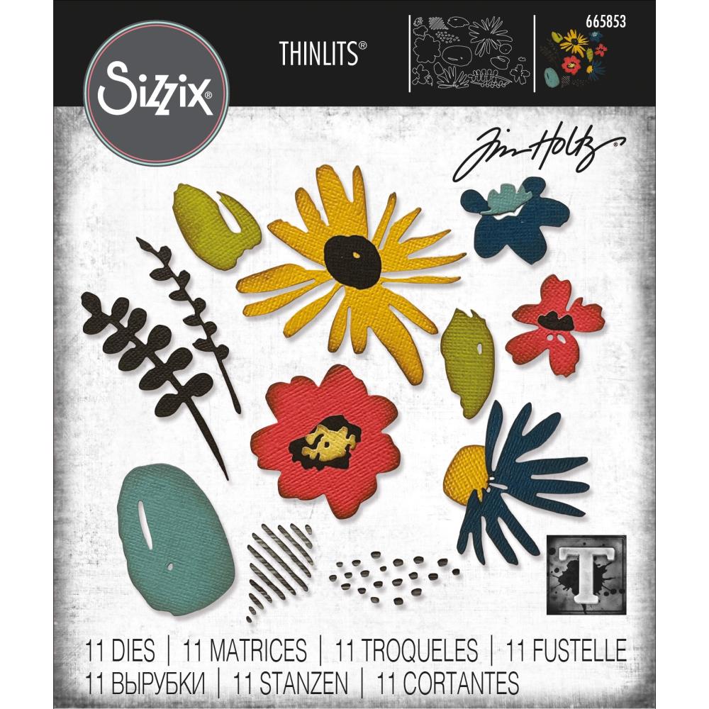 Sizzix Thinlits | Modern Floristry | Dies