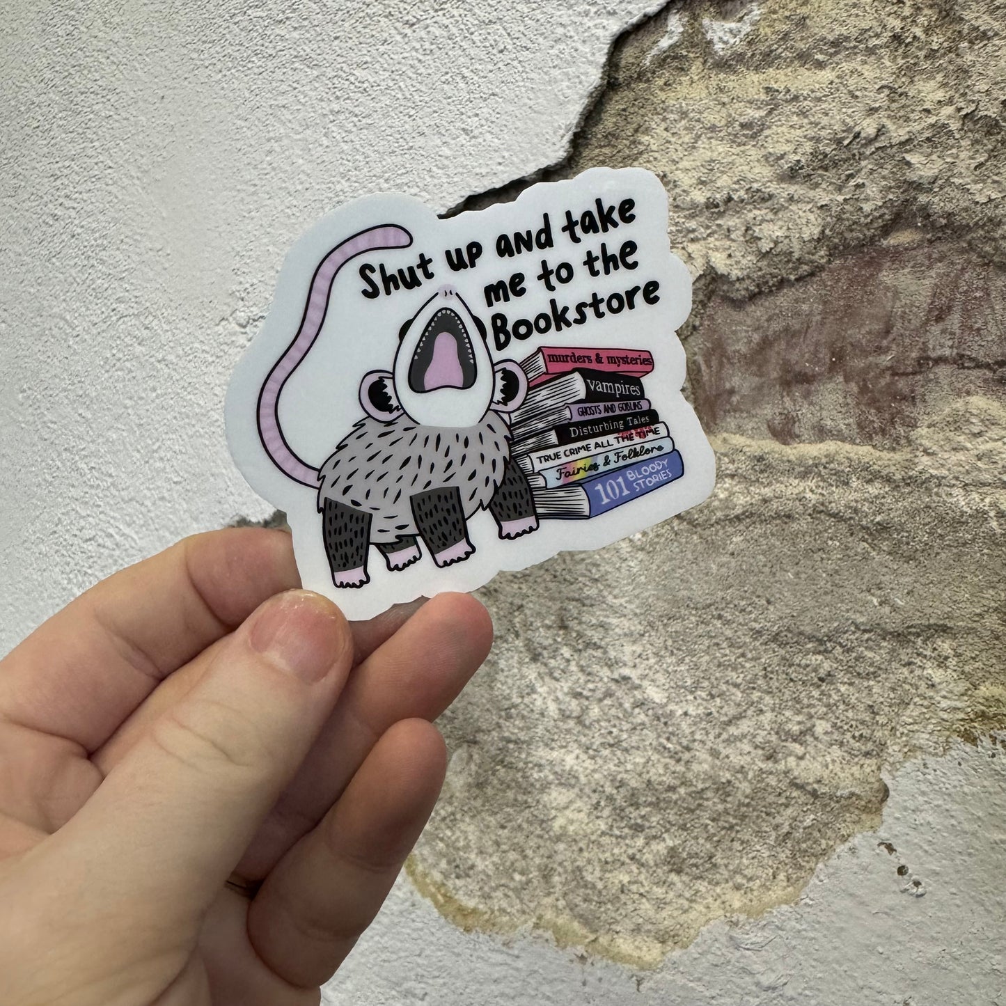 SU and Take Me To The Bookstore Sticker