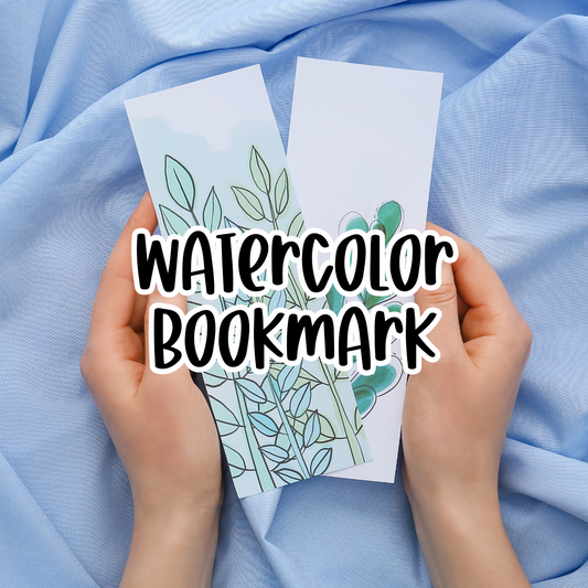 Watercolor Bookmark