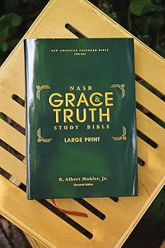 NASB Grace & Truth Study Bible - Green Cover