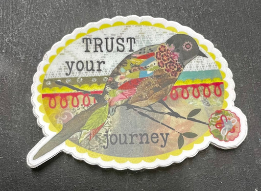 Trust Your Journey Bird Sticker