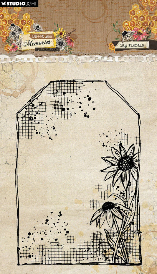 Hazel Eaton - Sweet Bee Memories Tag Florals