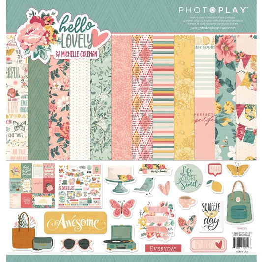 PhotoPlay | Hello Lovely | 12x12 Paper Collection