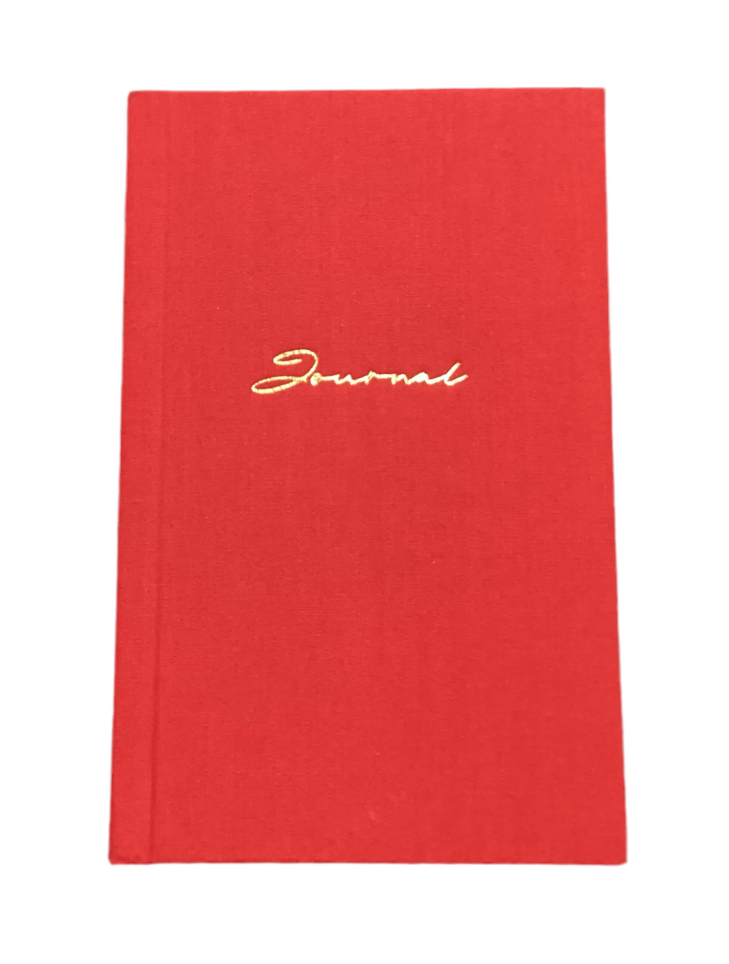 Mini Fabric Lined Journal - Red