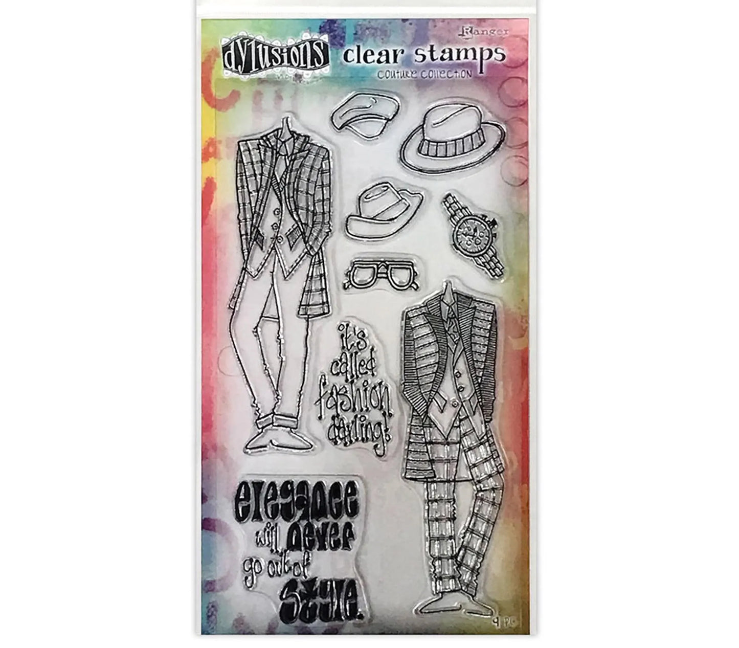 Dylusions Clear Stamps Couture Collection - It’s Called Fashion Darling