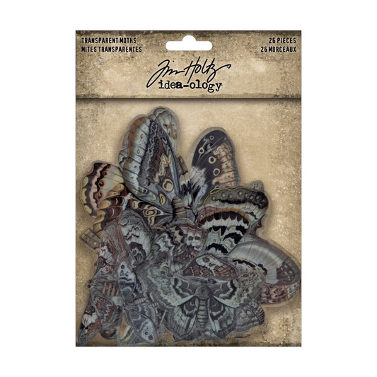 Tim Holtz Idea-ology Transparencies, Moths