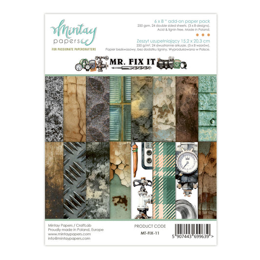 Mintay - Mr. Fix It Collection - 6'x8' Add-On Paper Pad