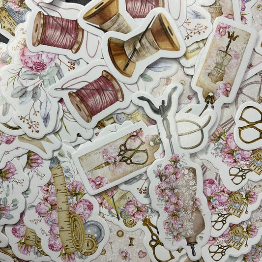 Sewing Floral Stickers