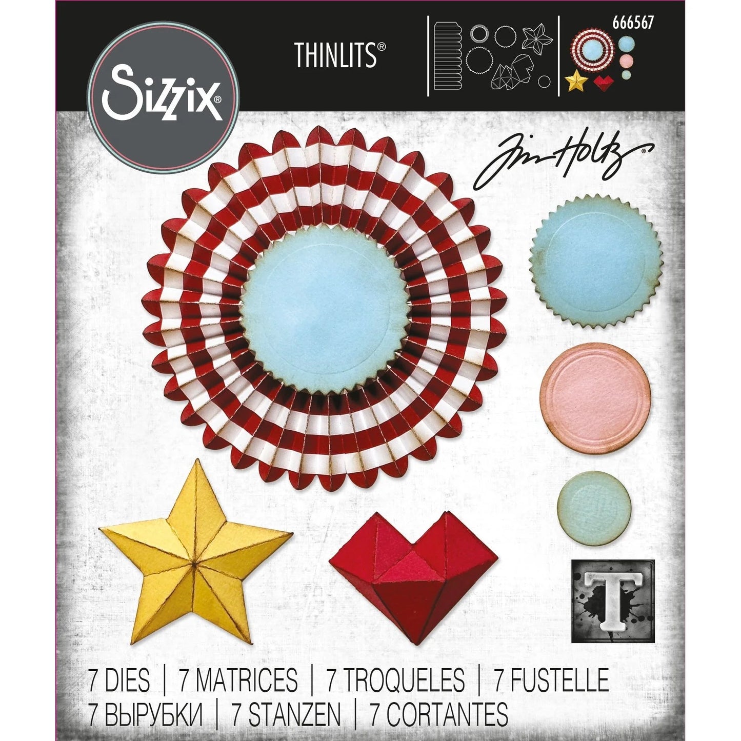 Sizzix Thinlits | Vault Rosettes | Dies