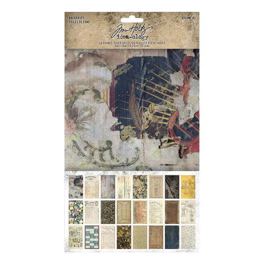 Tim Holtz idea-ology BACKDROPS VOLUME 2 th94118
