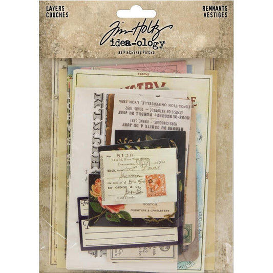 Tim Holtz idea-ology LAYERS REMNANTS th93956