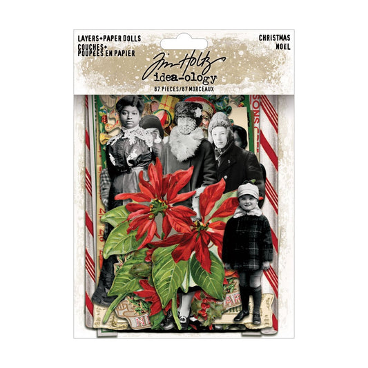 Tim Holtz Christmas Noel Layers + Paperdolls