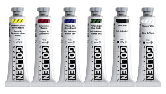 GOLDEN Heavy Body Acrylics (used)