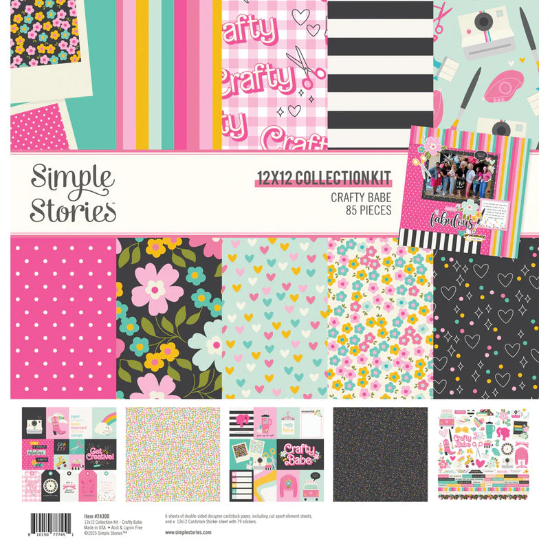 Simple Stories | Crafty Babe | 12x12 Collection Kit