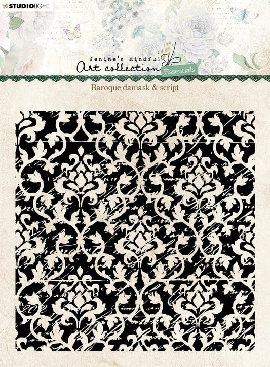 Studio Light | Baroque Damask & Script | Jenine’s Mindful Art Collection Essentials