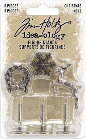 Tim Holtz 6pc Christmas Figure Stands