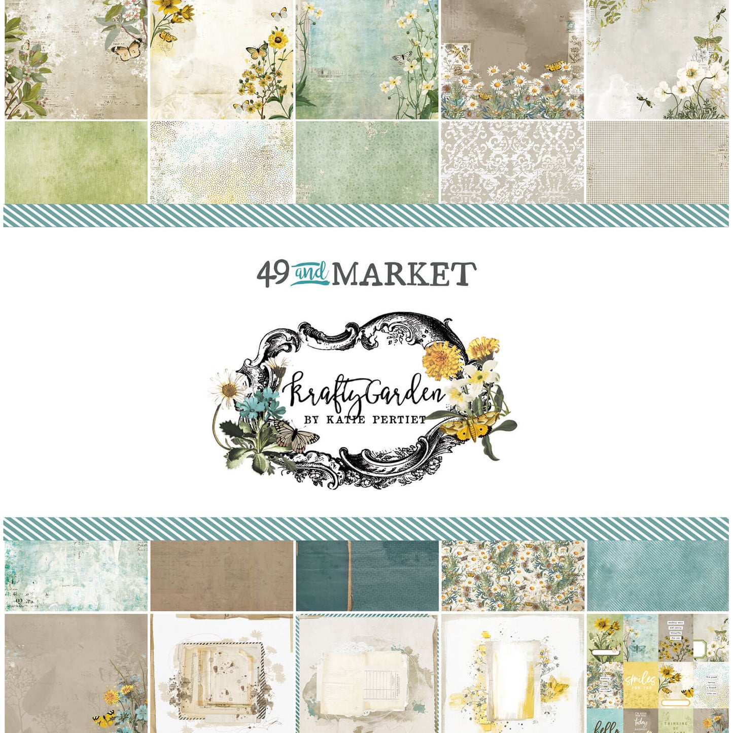 49 and market Kraft garden collection pack (10 pages)