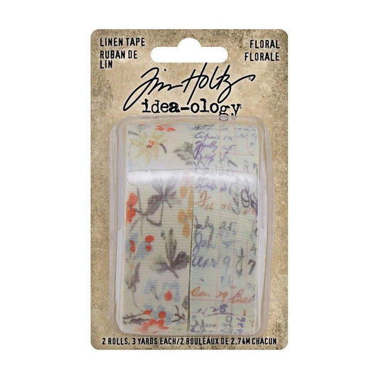 Tim Holtz idea-ology FLORAL Linen Tape