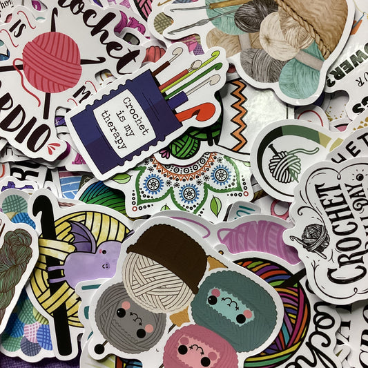 Crochet Lover stickers