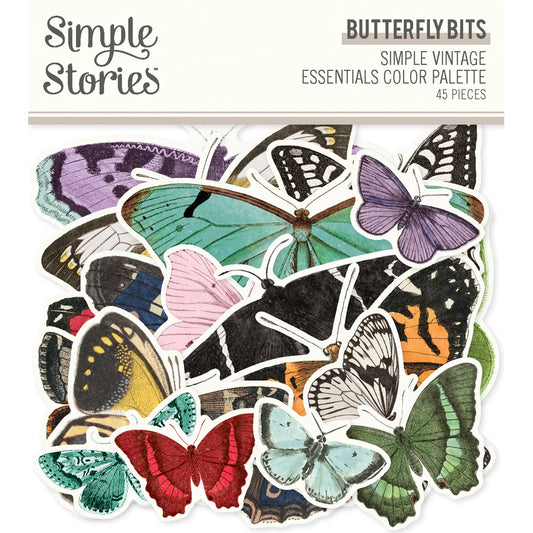 SIMPLE VINTAGE ESSENTIALS COLOR PALETTE - BUTTERFLY BITS & PIECES