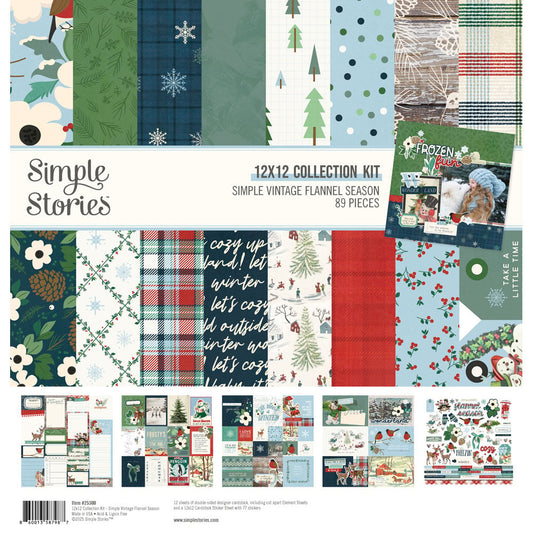 Simple Vintage Flannel Season 12x12