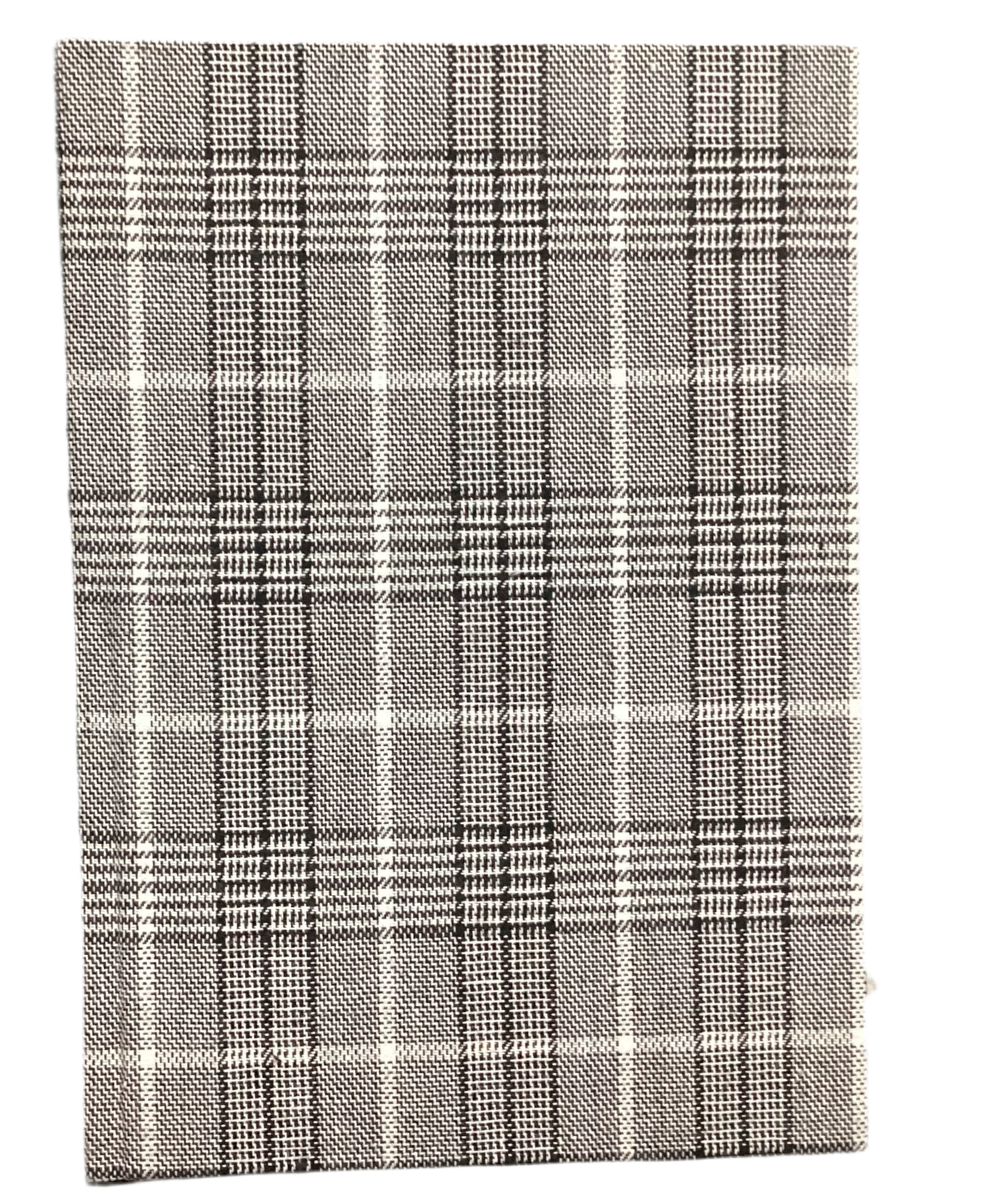 Flannel Fabric Lined Notebook - Grey