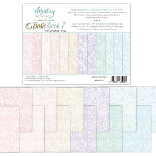 Mintay Papers | Basic Book 7 | 6x8 Paper Pad