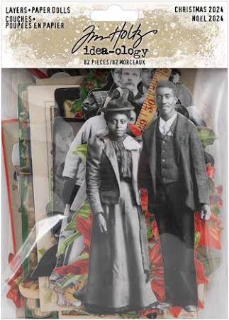 Tim Holtz idea-ology 2024 Christmas Layers and Paper Dolls