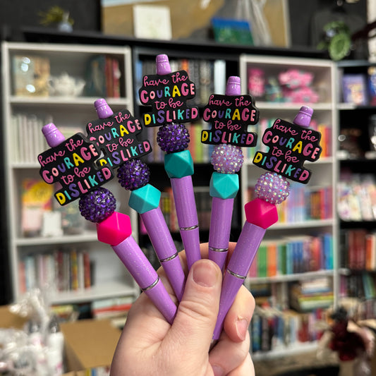 Have The Courage To Be Disliked Beaded Pen