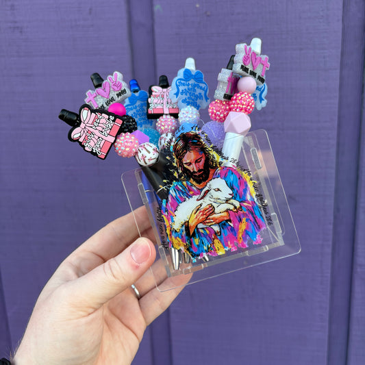 He Is Near • Matthew 28:6 Acrylic Pen Holder