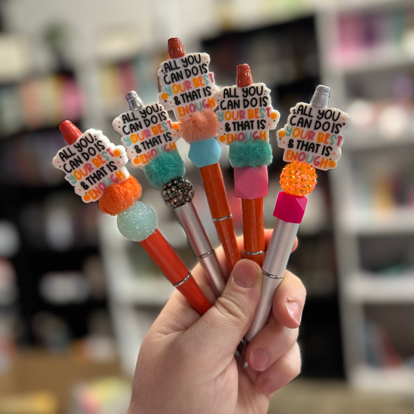 Doing Your Best Is Good Enough Beaded Pen