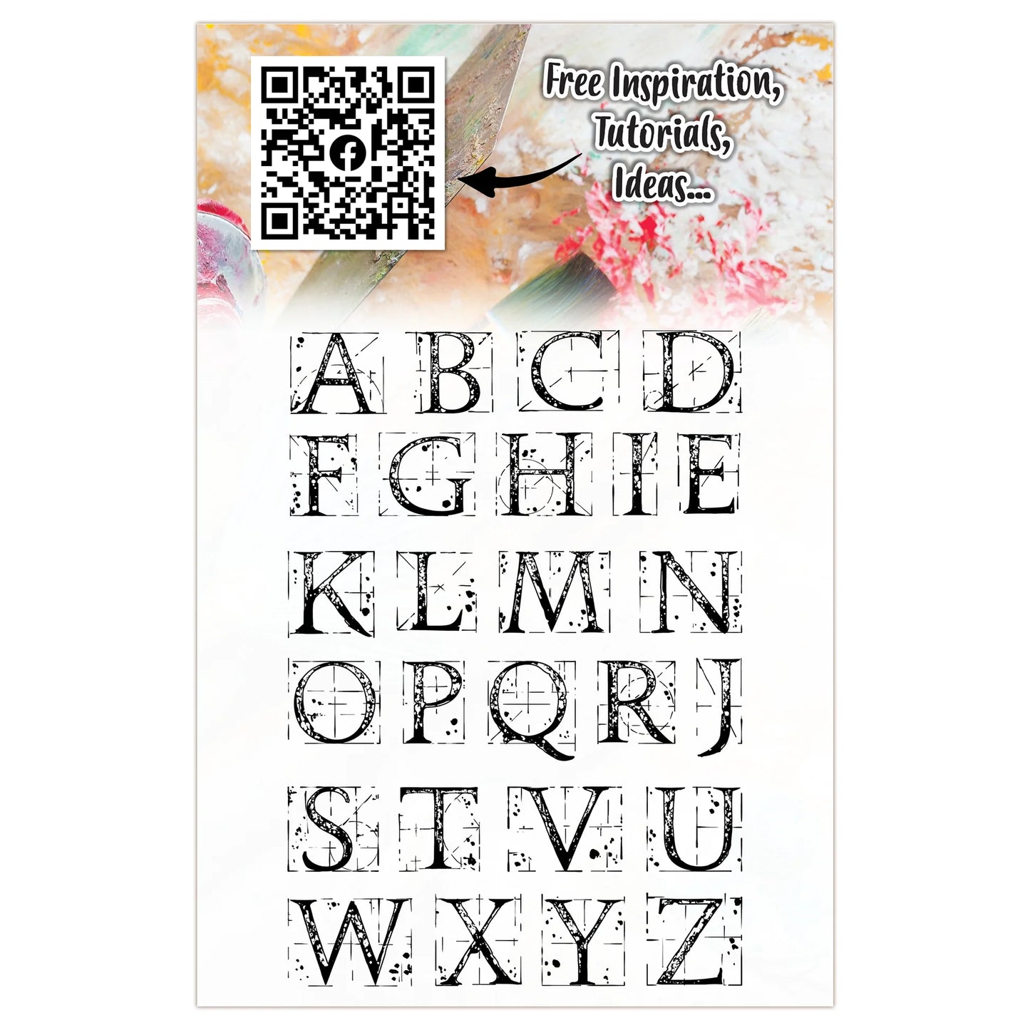 A5 Stamp Set - Aged Manuscript
