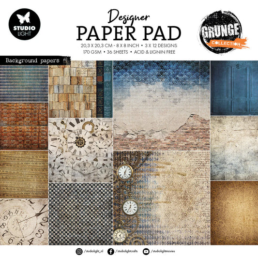 SL Design Paper Pad Background Grunge Collection 36 SH