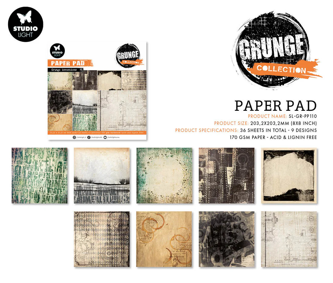 SL Paper Pads Grunge Papers Grunge Collection • Grunge Inventions