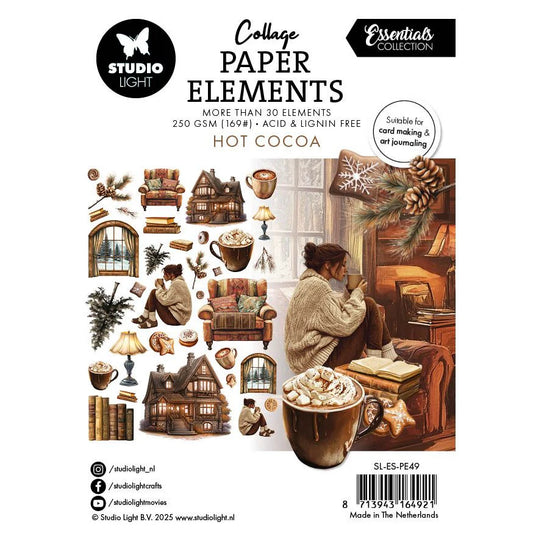 Studio Light Hot Cocoa Essentials Paper Elements