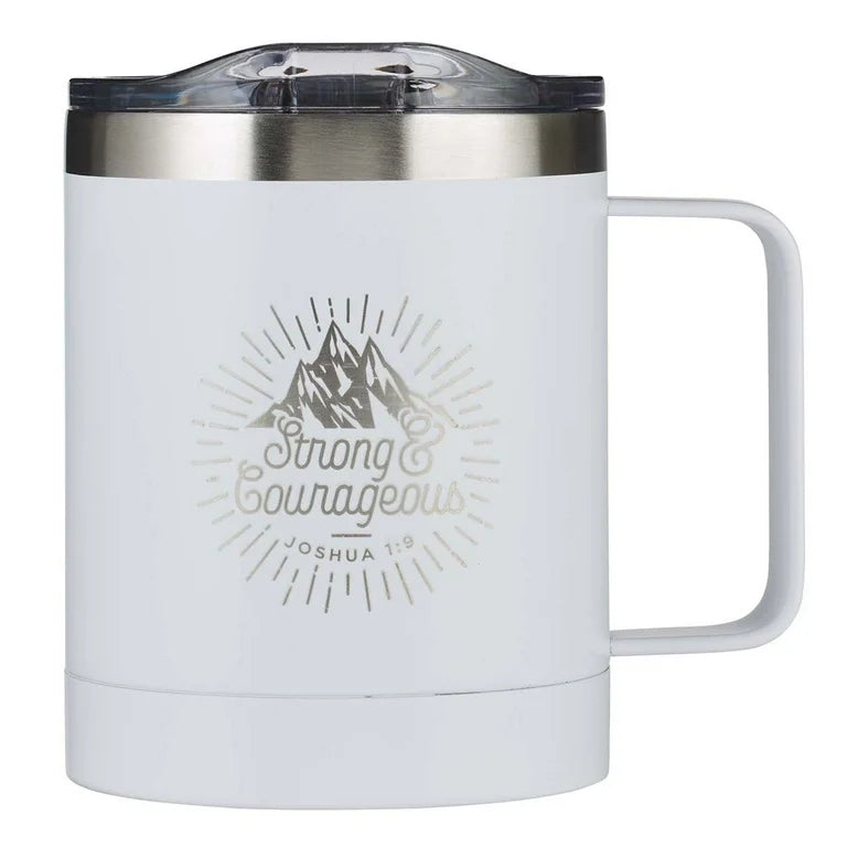 Christian Art Gifts - Joshua 1:9 Stainless Steel 11oz Mug