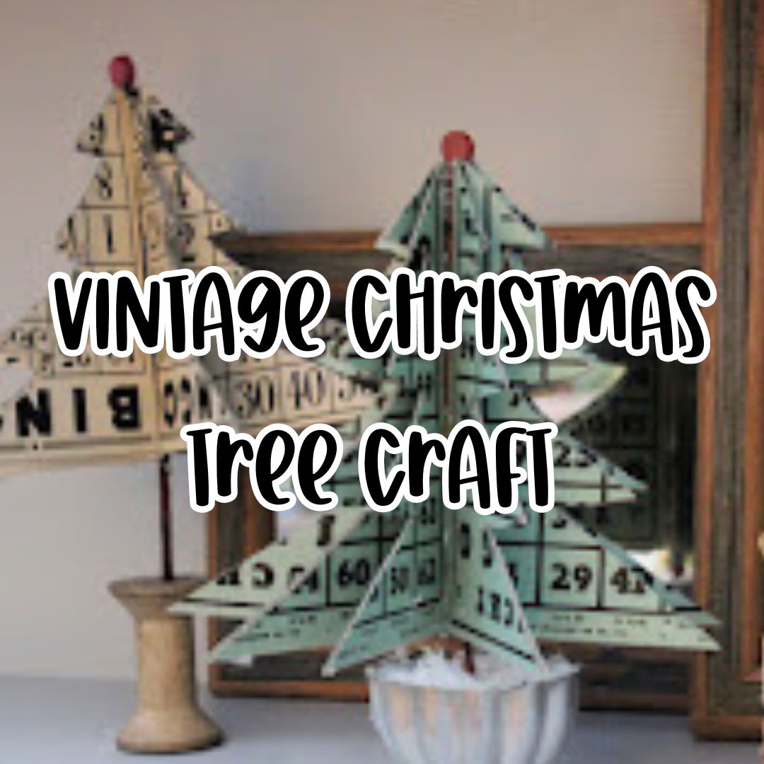 Vintage Christmas Tree Craft