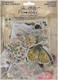 Idea-Ology Ephemera Pack 134/Pkg-Field Notes