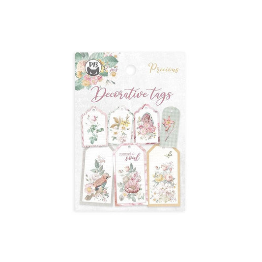 P13 - Precious - Decorative Tags (set 3) 7 pcs