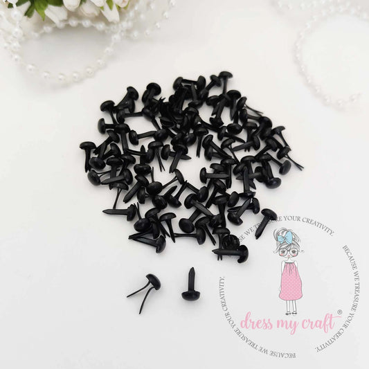 Dress My Craft — Colored Brads - Jet Black