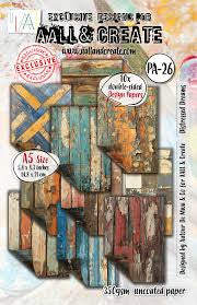 AALL and Create - A5 Design Paper - Distressed Dreams — PA-26