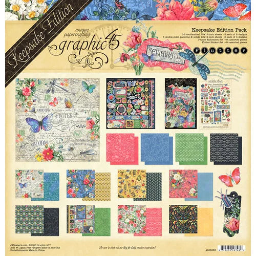 Flutter • Graphic 45 Keepsake Edition Kit