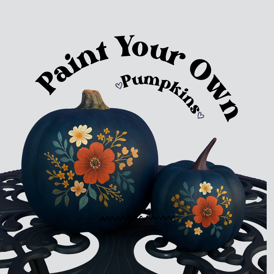 Paint Your Own Pumpkins