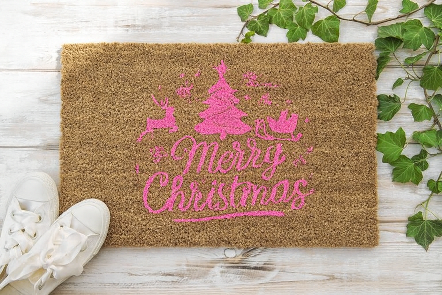 Paint Your Own Doormat • Pink Christmas Special