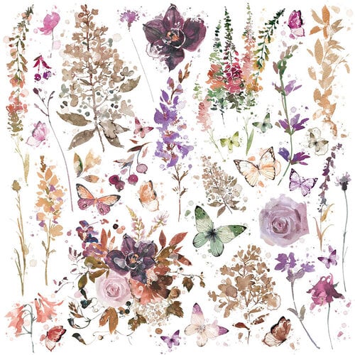 ARToptions Plum Grove Rub-Ons 12"X12"