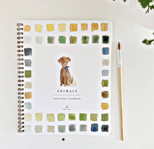 Animals Watercolor Workbook • Emily Lex Studio
