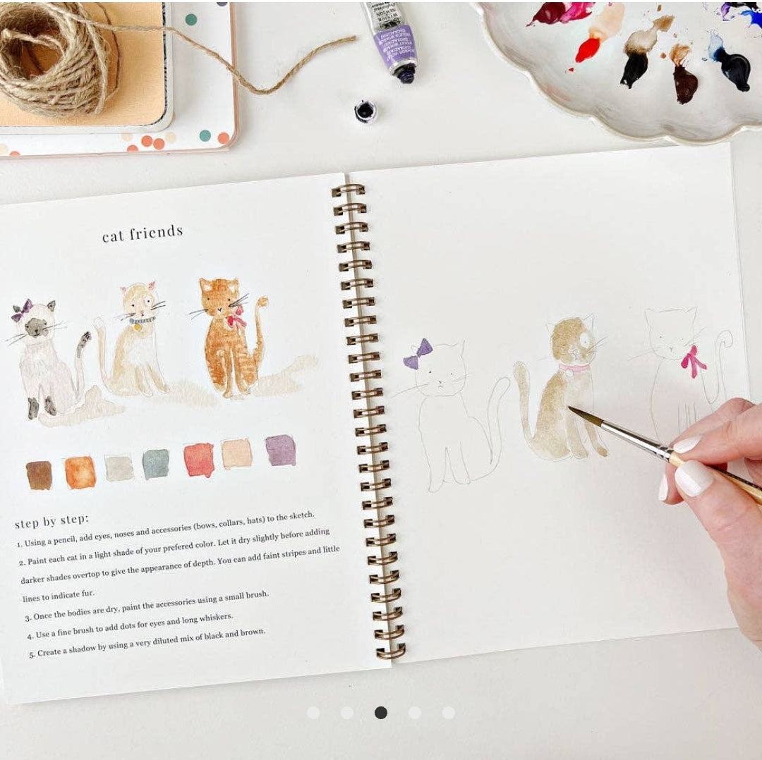 Animals Watercolor Workbook • Emily Lex Studio